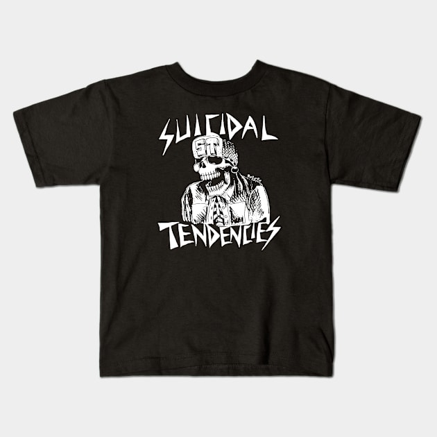 suicidal tendencies skull vintage Kids T-Shirt by japan play